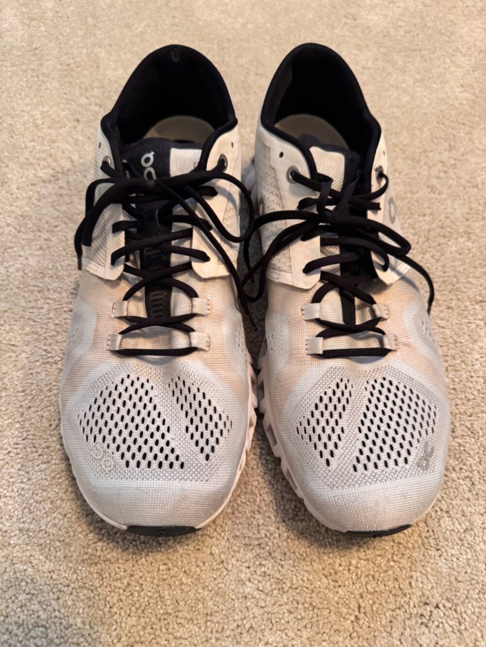 On Cloud X Running Shoes Men's 10.5 White Helion Swiss Engineering - Picture 2 of 6